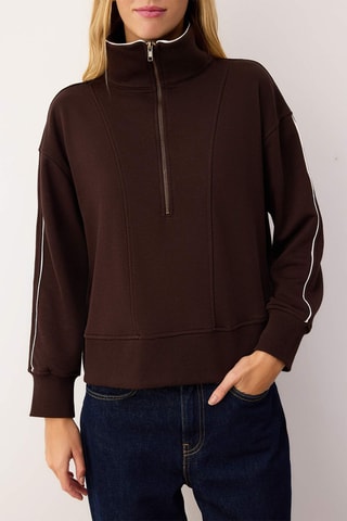 Sweat regular - Castanho