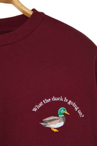 Sweat regular - Bordô