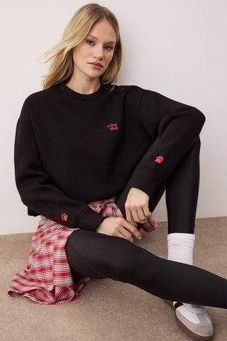 Sweat regular - Preto