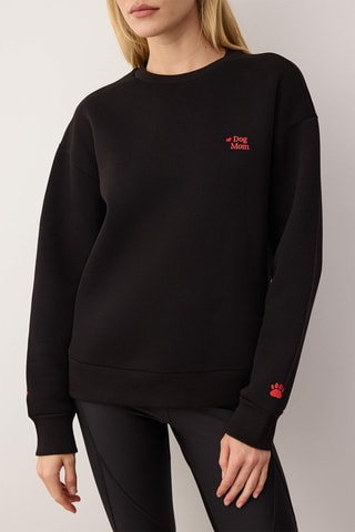 Sweat regular - Preto