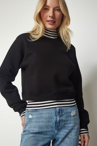 Sweat regular - Preto