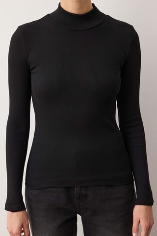 Blusa slim - Preto