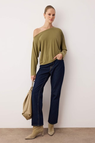 Blusa regular - Caqui