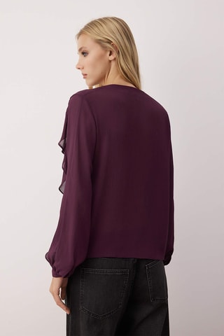 Camisa regular - Bordô