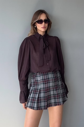 Camisa regular - Bordô