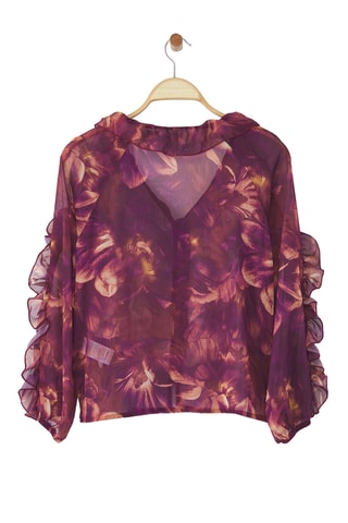 Camisa regular - Violeta