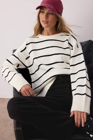 Camisola oversize - Branco