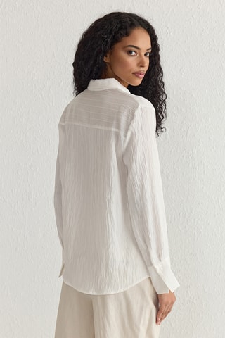 Camisa regular - Branco