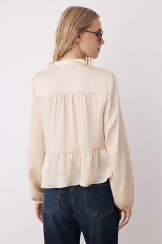 Camisa relaxed - Bege