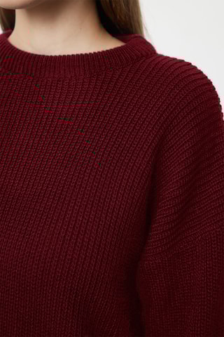 Camisola oversize - Bordô