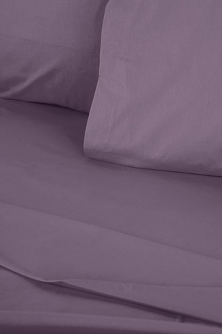 Lençol-capa em algodão reforçado 57 fils/cm² Tonne Mixte - Violeta