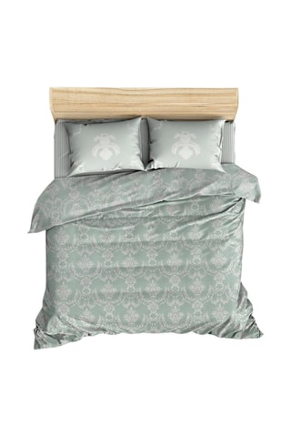 Sprei Pure Zeegroen en Wit