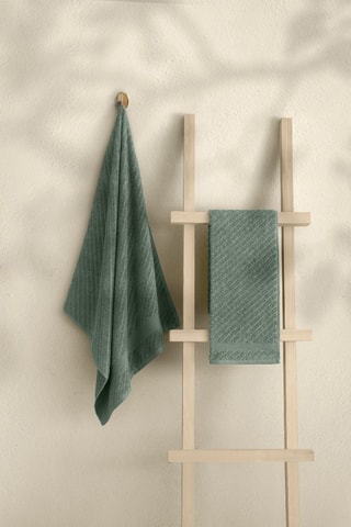 Serviette de toilette et drap de bain - Vert