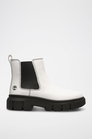 Bottines Chelsea en cuir Greyfield - Blanc - Timberland