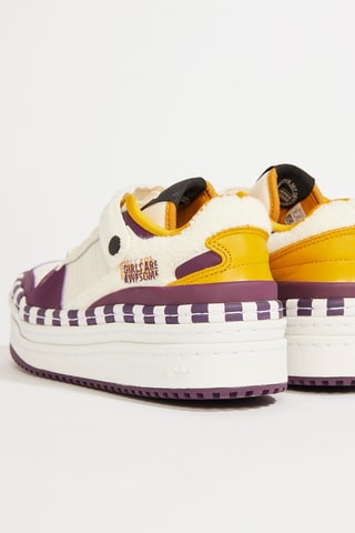 Baskets plateformes en cuir - Blanc