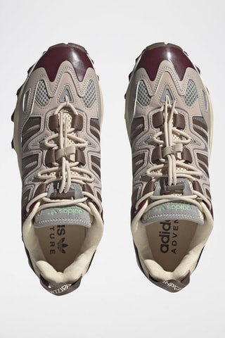 Sneakers en nubuck Hyperturf - Taupe et bordeaux