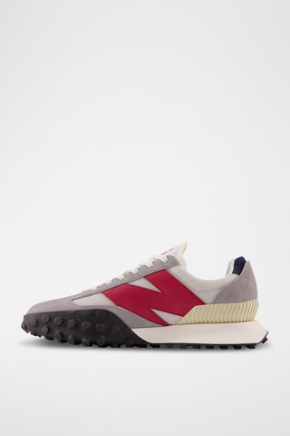 Baskets en nubuck XC72 - Gris et rouge - New Balance