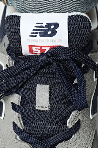 Baskets en nubuck 574 - Gris foncé et noir - New Balance