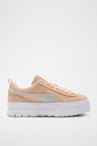 Baskets plateformes en nubuck Mayze - Orange - Puma