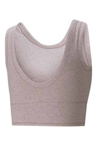 Débardeur court Studio yogini luxe - Violet - Puma