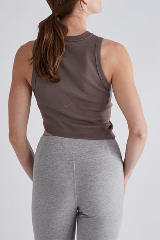 Débardeur court - Marron