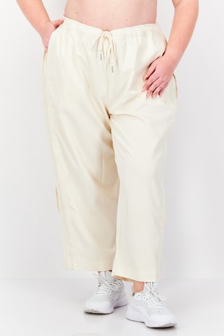 Pantalon relaxed taille haute Originals Plus - Ecru - Adidas