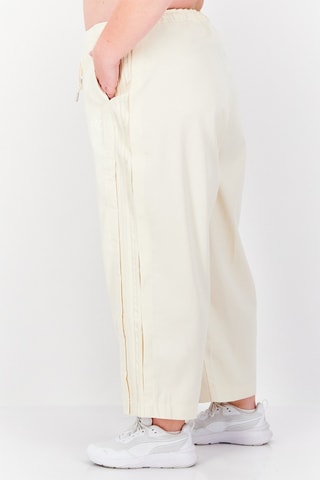 Pantalon relaxed taille haute Originals Plus - Ecru - Adidas