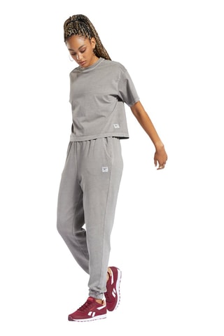 Pantalon en coton biologique taille haute ND SM FT - Gris