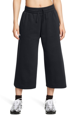 Pantalon Wide-leg polaire Rival - Noir