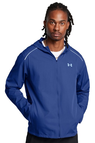 Veste de running à capuche Launch - Bleu cobalt