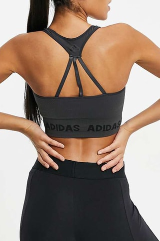 Brassière de sport Aeroknit Seamless - Gris - Adidas