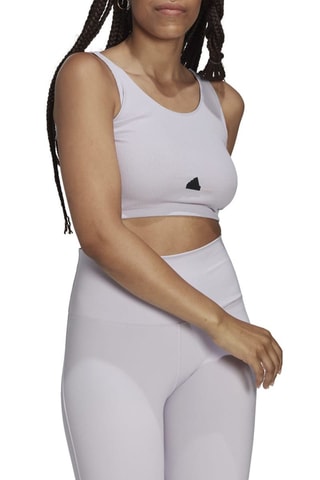 Brassière W New Rib Ecru