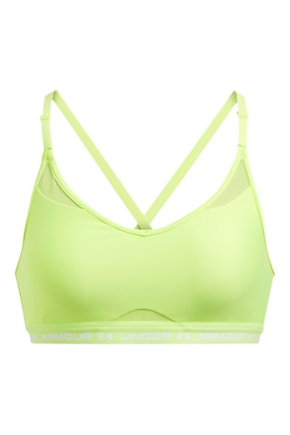 Brassière d’entrainement push-up Crossback Low - Vert fluo