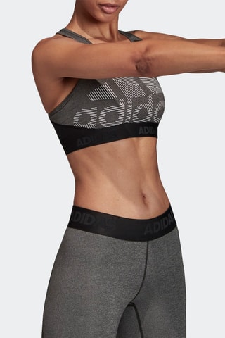 Brassière d’entraînement - Gris chiné - Adidas