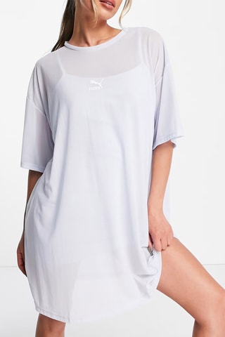 Robe t-shirt organza - Ciel - Puma