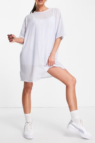 Robe t-shirt organza - Ciel - Puma