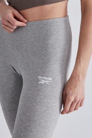 Legging taille haute - Gris foncé chiné