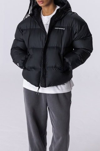 Doudoune à capuche - Noir - Converse