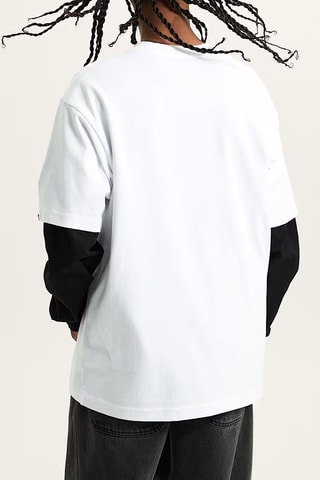 T-shirt Left Chest Logo - Blanc - Vans