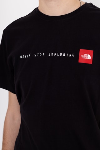 T-shirt Never Stop Exploring - Noir