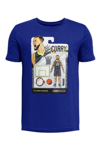 T-shirt Curry Animated Tee 1 - Bleu