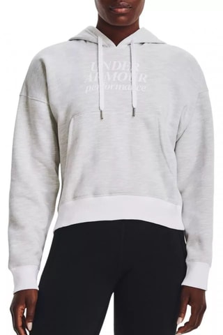 Sweat à capuche Essential Script - Blanc - Under Armour