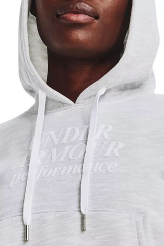 Sweat à capuche Essential Script - Blanc - Under Armour