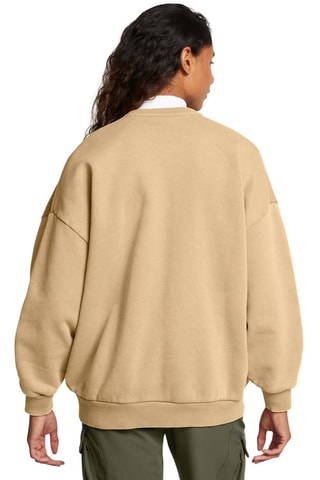 Sweat oversize polaire Icon - Marron
