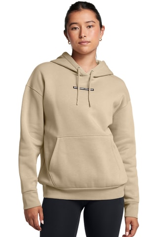 Sweat polaire Icon Patch - Marron clair