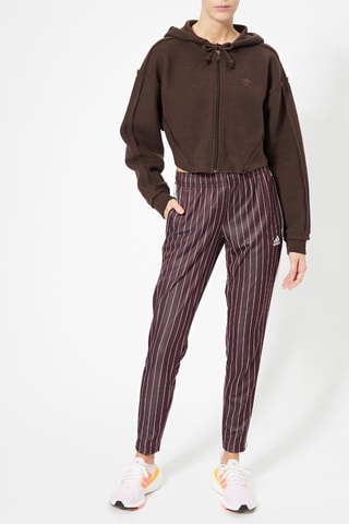 Sweat court Full Zip Hoodie Marron