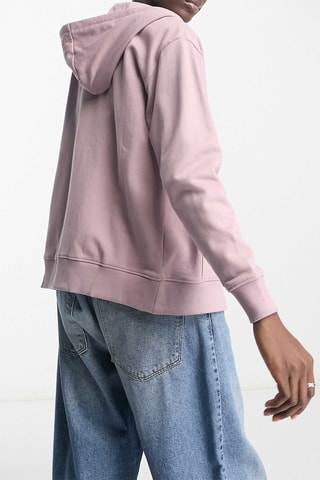 Sweat à capuche Oval - Rose poudré - Vans