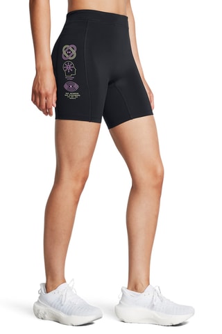 Short de running taille haute Anywhere - Noir