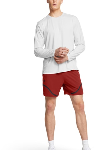 Short Vanish Woven 6in Grph Sts - Rouge