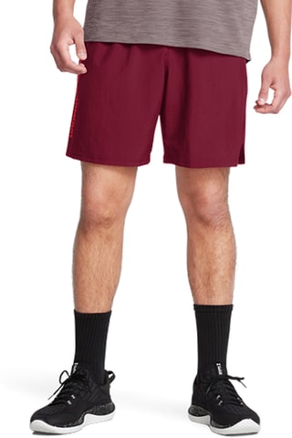 Shorts Tech Woven Wordmark - Bordeaux